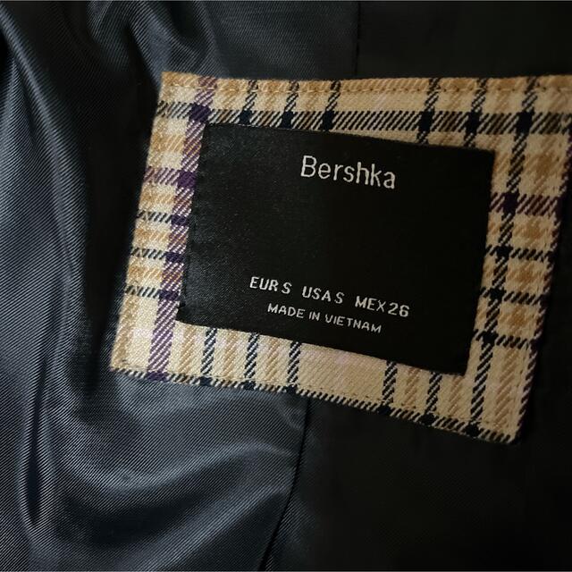 Bershka(ベルシュカ)のBershka ベルシュカ チェック テーラードジャケット レディースのジャケット/アウター(テーラードジャケット)の商品写真