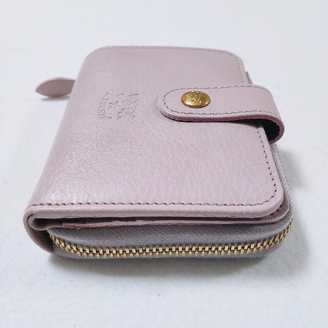 IL BISONTE(イルビゾンテ)の【新品】 イルビゾンテ ラウンドファスナー 二つ折り財布　ペールアイリス レディースのファッション小物(財布)の商品写真