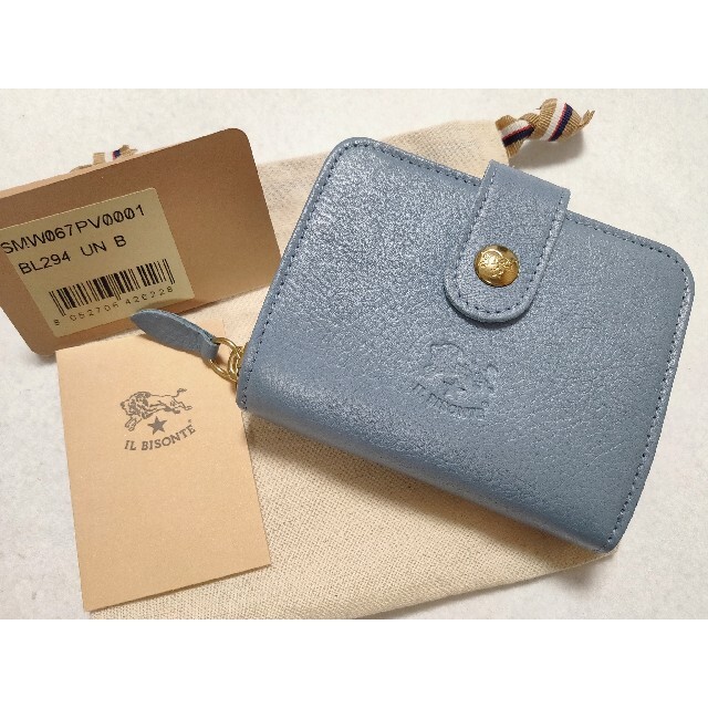 22春夏新色】新品 サイズ感◎イルビゾンテ 二つ折り財布 ラウンド