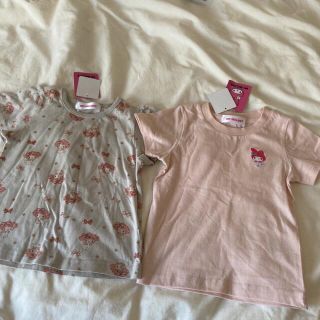 サンリオ(サンリオ)の新品♡マイメロディ　半袖Tシャツ　2枚セット　女の子　90(Tシャツ/カットソー)