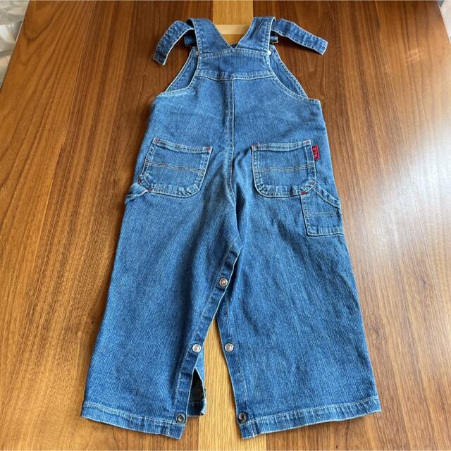 オーバーオール サロペット デニム キッズ/ベビー/マタニティのキッズ服男の子用(90cm~)(パンツ/スパッツ)の商品写真