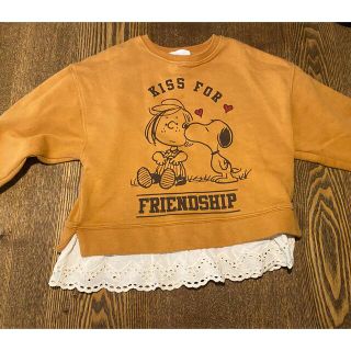 ザラキッズ(ZARA KIDS)のZARA スヌーピー　キッズトレーナー(Tシャツ/カットソー)