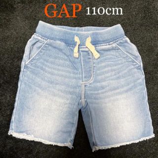 ギャップ(GAP)の【美品】GAP ハーフパンツ ライトブルー 110cm(パンツ/スパッツ)