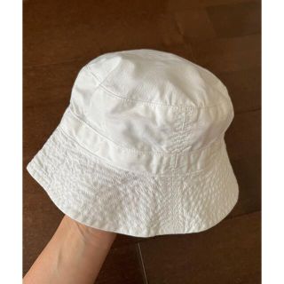 プチバトー(PETIT BATEAU)のプチバトー帽子　白　81cm(帽子)