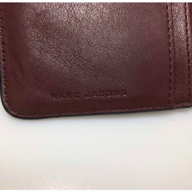 【美品】マークジェイコブス MARC JACOBS 折財布 バイカラー