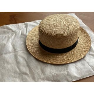 メーカー販売 ¥5500 ファーファー furfur 麦わら帽子 カンカン帽
