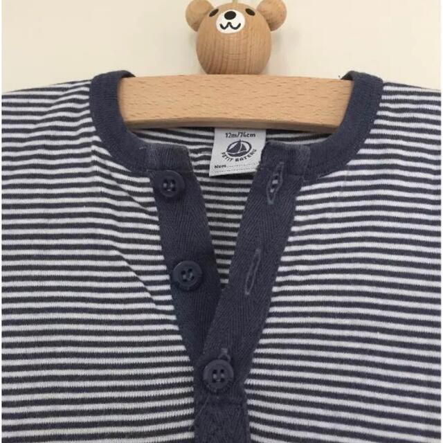 PETIT BATEAU(プチバトー)のプチバトー Tシャツ 12m 74センチ キッズ/ベビー/マタニティのベビー服(~85cm)(Ｔシャツ)の商品写真