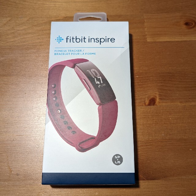 【新品未開封】fitbit フィットビット inspire  サングリア色トレーニング/エクササイズ