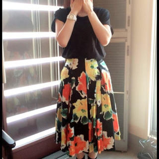 ラグナムーン(LagunaMoon)の新品未使用タグ付き ラグナムーン2015SS 花柄スカート(ロングスカート)