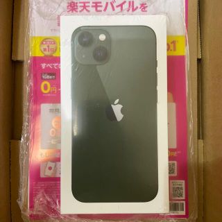 アイフォーン(iPhone)のiPhone 13 128GB simフリー 正規品 Apple 本体 グリーン(スマートフォン本体)