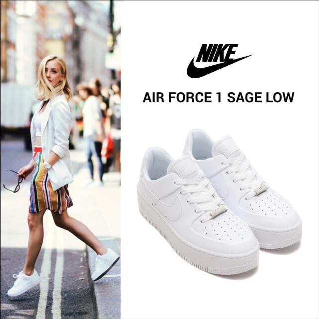 NIKE エアフォースワン SAGE LOW ホワイト 22.5 - natuvia.cr