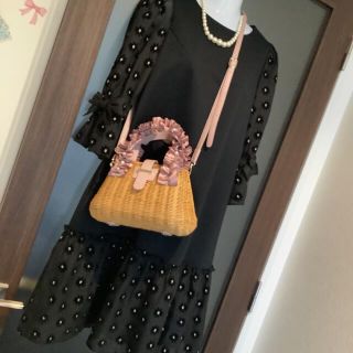 エムズグレイシー(M'S GRACY)の❤️エムズグレイシー❤️カゴバック❤️ショルダー付き❤️定価¥24000❤️(ショルダーバッグ)