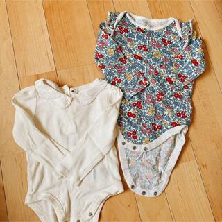 ベビーギャップ(babyGAP)のbaby GAP ロンパース　2枚セット(ロンパース)