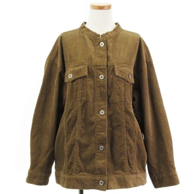 送関込 スローブ イエナ 20AW ノーカラー コーデュロイ ジャケット