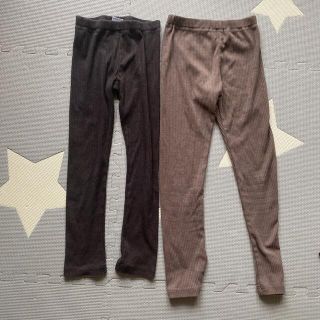 【PAIR MANON】リブスパッツ2枚セット（120.130cm）(パンツ/スパッツ)