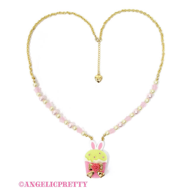 Angelic Pretty - bunnyカップケーキネックレスの通販 by ♪|アンジェ ...