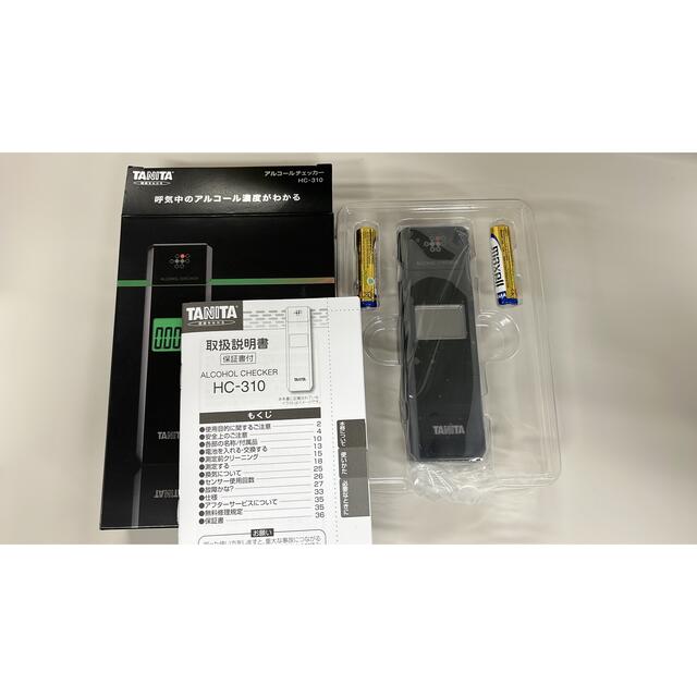 TANITA(タニタ)の【本日発送可】TANITA アルコールチェッカー HC-310 ブラック その他のその他(その他)の商品写真