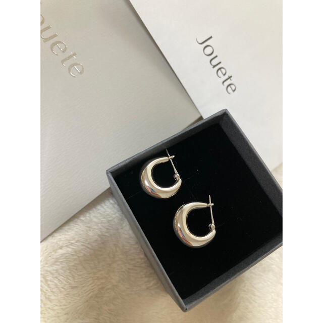 Jouete ラップピアス プラチナム シルバー フープピアス ジュエッテ