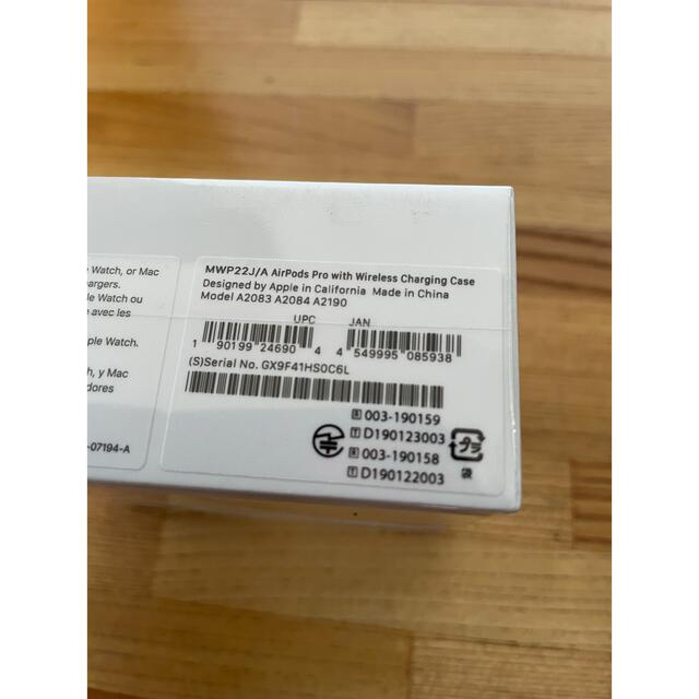 新品未開封】AirPods Pro MWP22J/A シュリンク付き 新品未開封】AirPods Pro MWP22J/A シュリンク付き