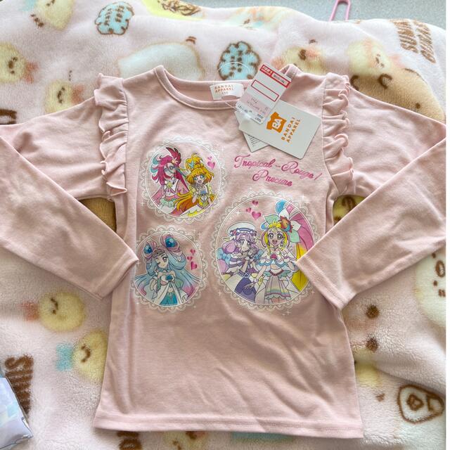 BANDAI(バンダイ)のプリキュア　長袖Tシャツ　110 キッズ/ベビー/マタニティのキッズ服女の子用(90cm~)(Tシャツ/カットソー)の商品写真