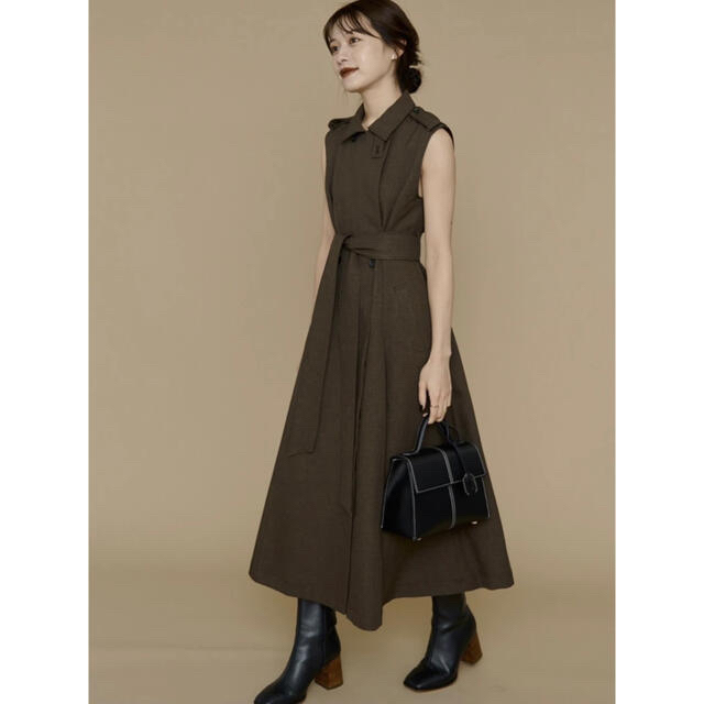 ánuans - 【ささき様専用】L'or Sleeveless Coat Dressの通販 by