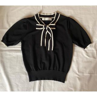 トッコ(tocco)の【tocco closet】半袖リボントップス(カットソー(半袖/袖なし))