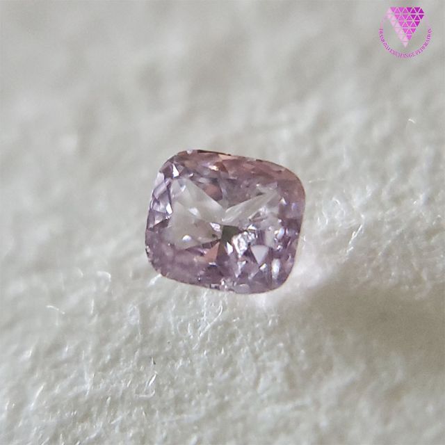 0.104 ct F.Br.Pink I1 CGL 天然 ピンク ダイヤモンドFANCY