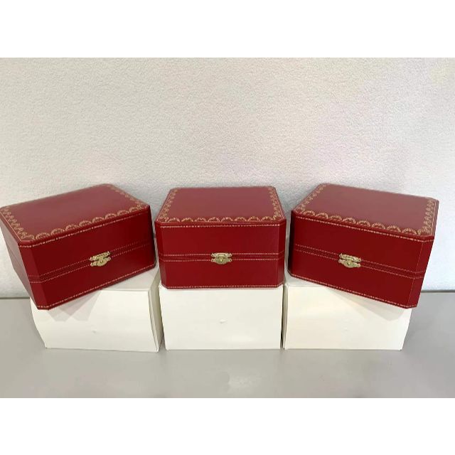 【空箱X３】カルティエ cartier 時計ケース 時計ボックス 箱 冊子 美品