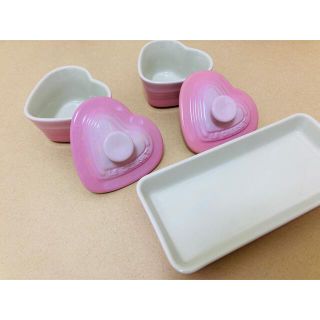 ルクルーゼ(LE CREUSET)のル・クルーゼ　ピンク陶器セット(食器)