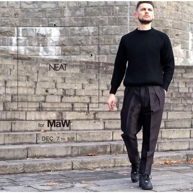 NEAT for MaW SILK WOOL TWILL / TAPERED