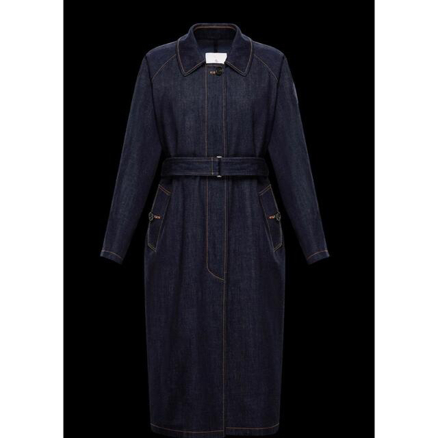 MONCLER - Moncler PISTACHE レア!デニムトレンチコートの通販 MONCLER - Moncler PISTACHE レア!デニムトレンチコートの通販