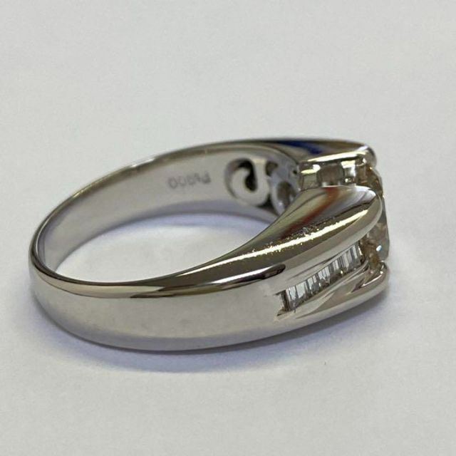 Pt900　大粒ダイヤモンドリング　D1.021ct　サイズ8号　指輪　ダイヤ レディースのアクセサリー(リング(指輪))の商品写真