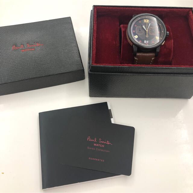 Paul Smith レア ポールスミス ノッティンガム 1959本限定 腕時計 クロノグラフ の通販 By Tomo フォローで5 割引 ポールスミスならラクマ