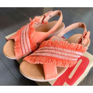 フィットフロップ(fitflop)の フィットフロップ LEXY CRYSTALSTONE FRINGY 新品(サンダル)