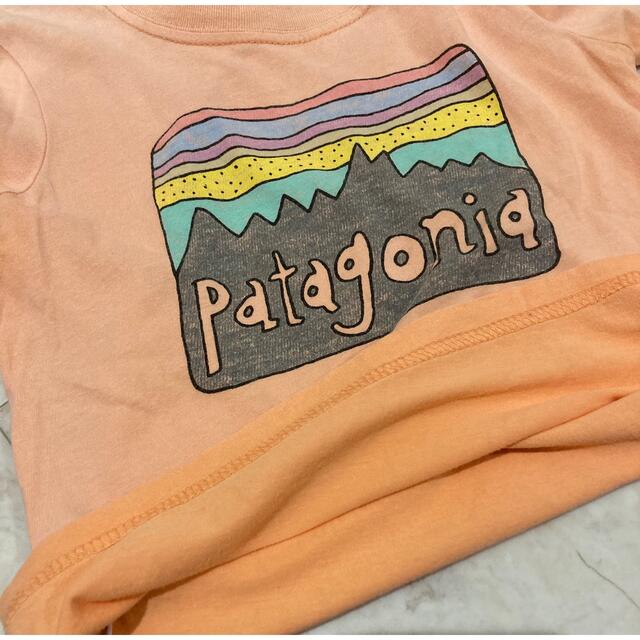 patagonia(パタゴニア)のパタゴニア Tシャツ　2T キッズ/ベビー/マタニティのキッズ服女の子用(90cm~)(Tシャツ/カットソー)の商品写真