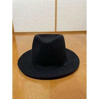 カシラ(CA4LA)の定価13000円　新品未使用　日本製　サイズフリー　C.P.H ハット 黒 帽子(ハット)