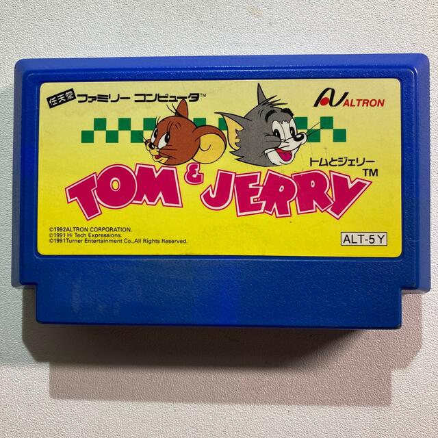 ファミリーコンピュータ(ファミリーコンピュータ)のFCソフト　トムとジェリー　TOM&JERRY エンタメ/ホビーのゲームソフト/ゲーム機本体(家庭用ゲームソフト)の商品写真