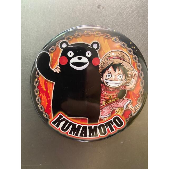 Hello, ONE PIECE 缶バッジ 熊本限定 くまモン ルフィの通販 by Hello, ONE PIECE 缶バッジ 熊本限定 くまモン ルフィの通販 by