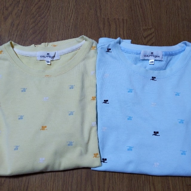 Courreges(クレージュ)のクレージュ☆七分袖シャツ2枚サイズ38 レディースのトップス(シャツ/ブラウス(長袖/七分))の商品写真