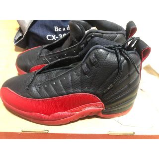 ナイキ(NIKE)のAIR JORDAN 12 RETRO エアジョーダン12 レトロ 黒赤(スニーカー)