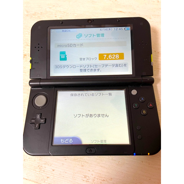 Nintendo 3DS NEW ニンテンドー 本体 LL ライム/ブラック 3