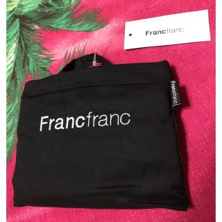 フランフラン(Francfranc)のフランフラン　エコバッグ　ブラック(エコバッグ)