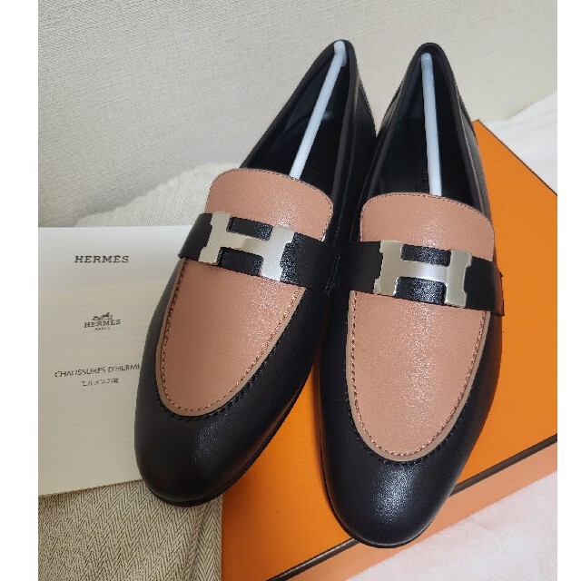 新品 ☆ HERMES エルメス モカシン パリローファー/革靴