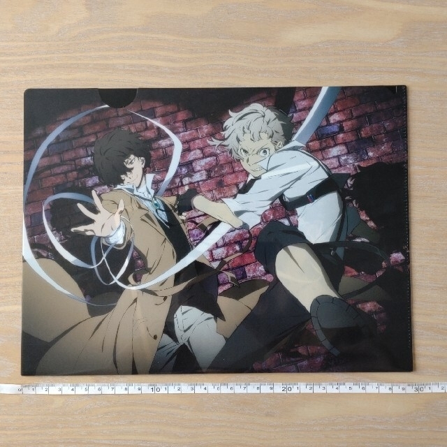 文豪ストレイドッグス クリアファイル2枚&ポスター3種 雑誌付録