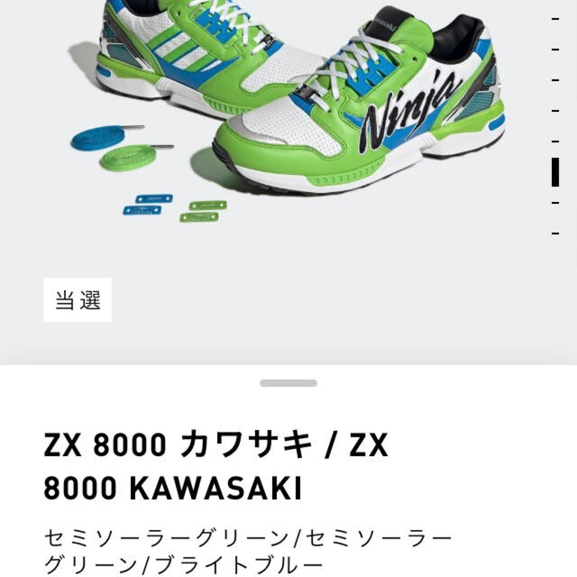 KAWASAKI × adidas Originals ZX 8000