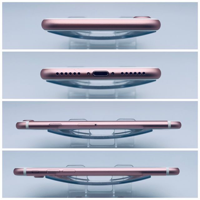 Apple(アップル)の【美品】iPhone7 128GB ローズゴールド【SIMフリー】新品バッテリー スマホ/家電/カメラのスマートフォン/携帯電話(スマートフォン本体)の商品写真