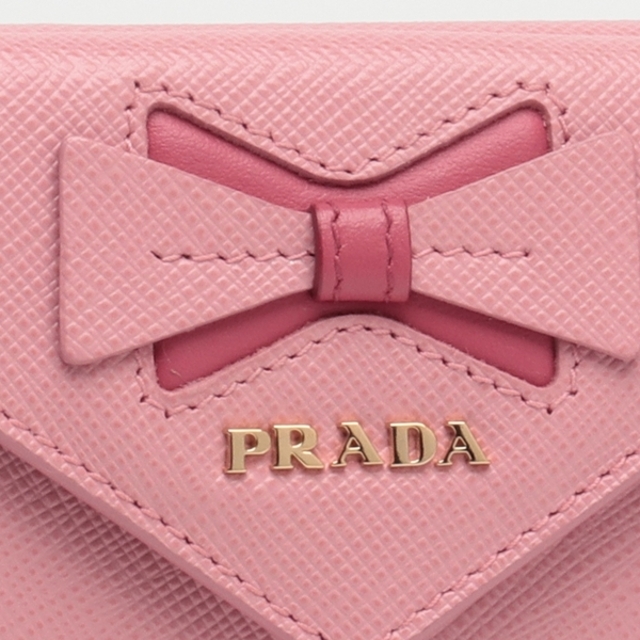 PRADA(プラダ)のプラダ レディース SAFFIANO FIOCCO サフィアーノフィオッコ レディースのファッション小物(財布)の商品写真