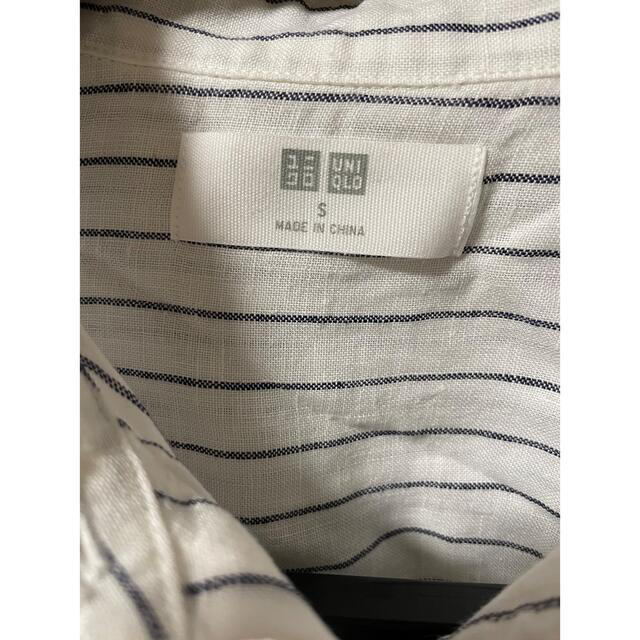 UNIQLO(ユニクロ)の▼値下げしました【UNIQLO】ストライプリネンシャツ レディースのトップス(シャツ/ブラウス(長袖/七分))の商品写真