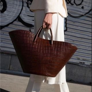 イエナ(IENA)の値下げ リトルリフナー　turiptote large walnut croc(トートバッグ)