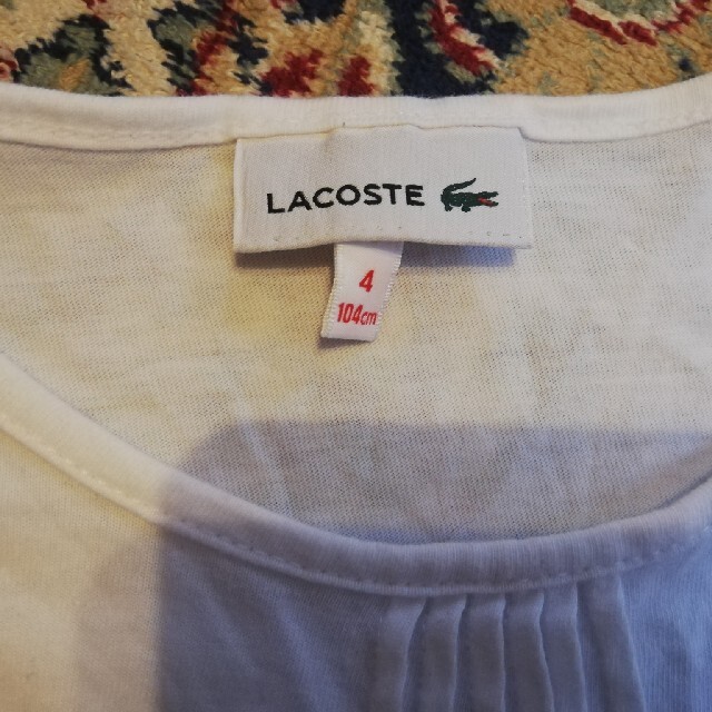 LACOSTE(ラコステ)のLACOSTE🐊キッズカットソー キッズ/ベビー/マタニティのキッズ服女の子用(90cm~)(Tシャツ/カットソー)の商品写真